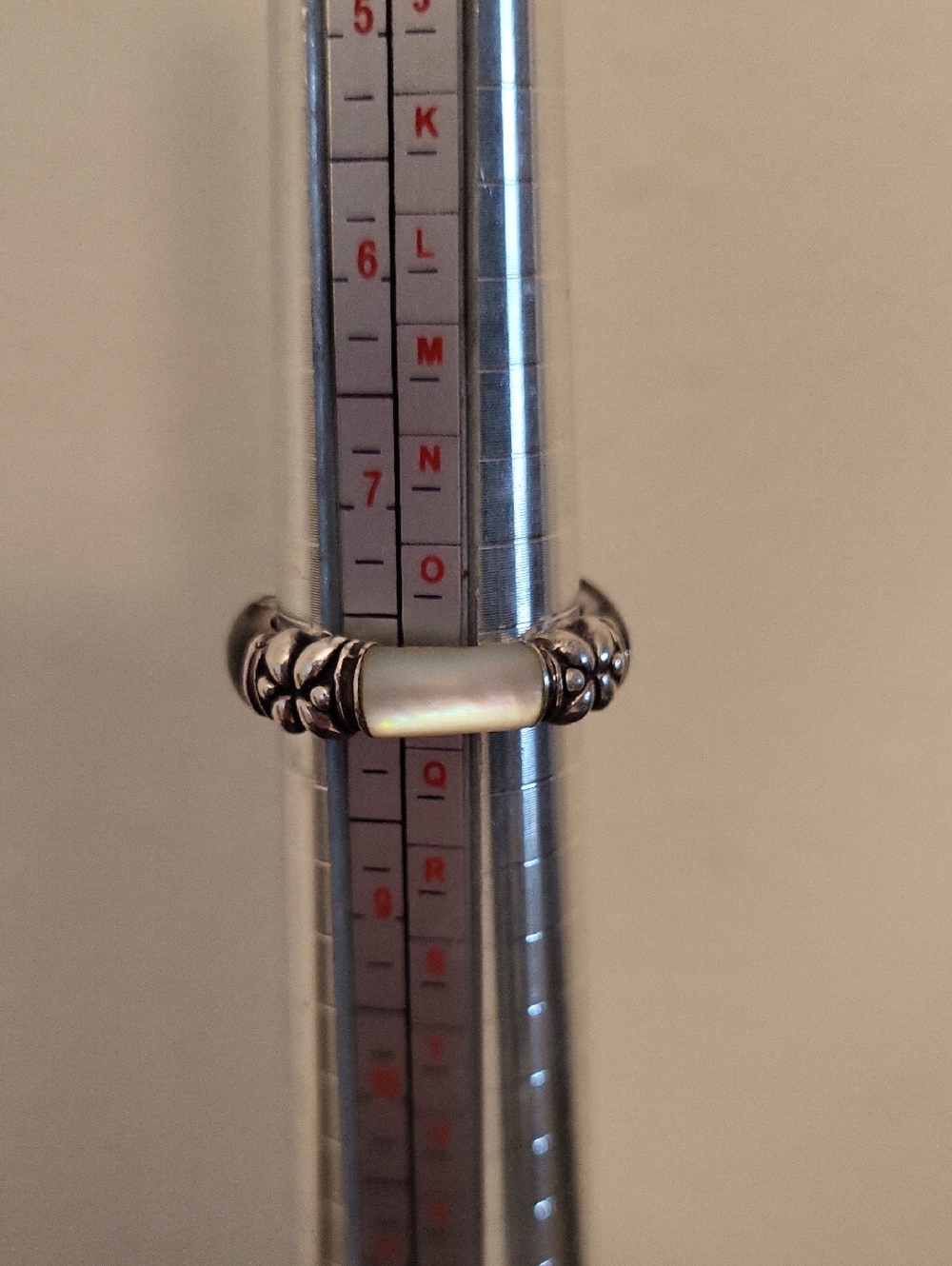 925 Silver, Mother Of Pearl & Abalone Shell Inlay, Floral End Caps - Picture 10 of 10